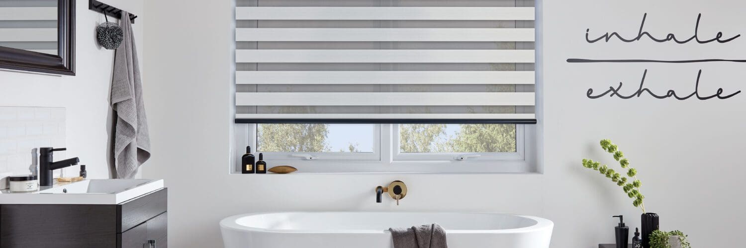 Bathroom Blind White day and night Leeds