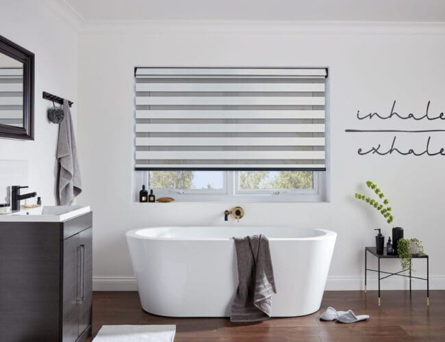 Bathroom Blind White day and night Leeds