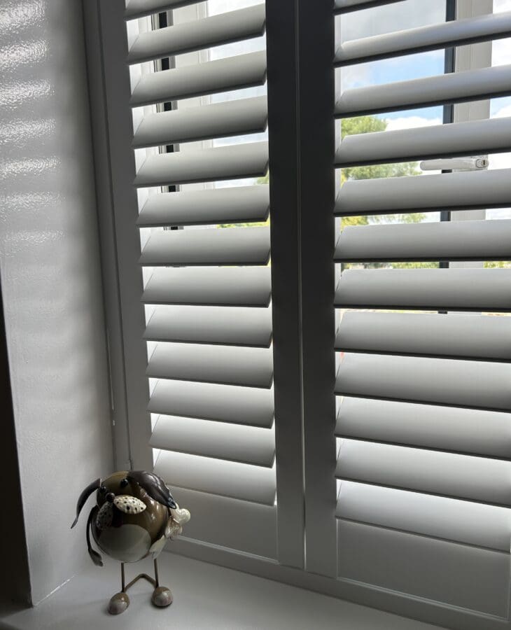 Full Height White Plantation Shutters Roundhay Leeds